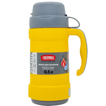 Термос для напитков THERMOS PICNIC 40-50 0,5 л, желтый